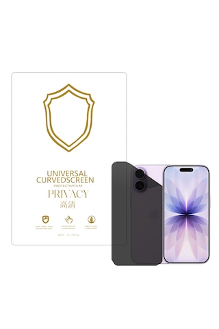Microcase Apple Uyumlu iPhone 17 İle Privacy Gizlilik Filtreli Hayalet Nano Ekran Koruyucu-ekm110