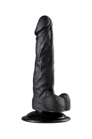 Lilitu Shop 19.5 Cm Realistik Vantuzlu Zenci Dildo Penis