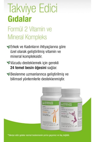 Herbalife Erkek Vitamini 2'li Set