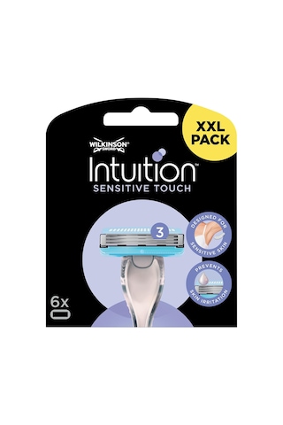 Lexroo Intuition Sensitive Touch Kadın Tıraş Makinesi, 6 Adet