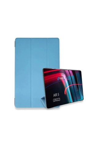 Jenerik Apple İpad Air 5 2022 Kılıf Tablet Smart Kılıf - Mavi