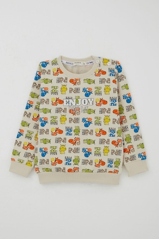 Breeze Erkek Çocuk Eşofman Takımı Zebra Mecarası 1.5-5 Yaş, Krem Krem