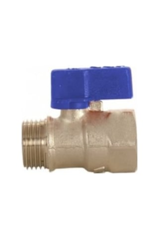 Eca 1/2 Mini Küresel Valf Mavi Volanlı 602122003