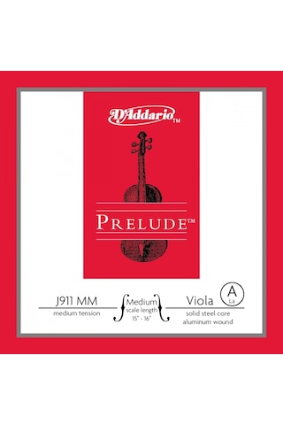 D'Addario Prelude Medium Tension J911Mm A (La) Medium Tek Tel Viy