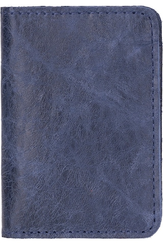 Enrico Slim Deri Kartlık Tn5 Antik Mavi