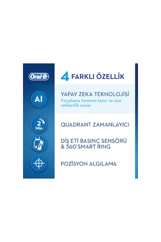 Oral-B Genius X AI Şarj Edilebilir Diş Fırçası Rose Gold