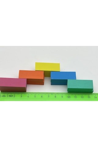 10 Adet Renkli Büyük Silgi Seti