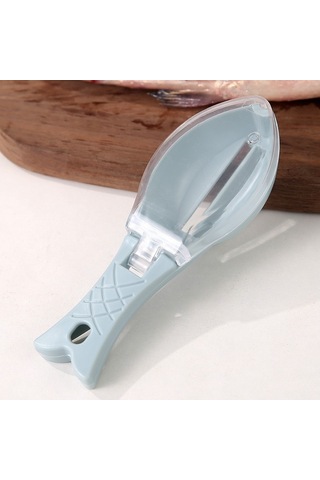 Jian Fan Kazıma Balık Pulu Artefaktı Mavi Mavi