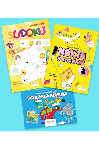 Eğlenceli Aktivite Seti - 2 3 Kitap