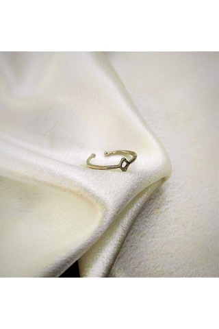 GÜMÜŞ KAPLAMA KARARMAZ DÖRTGEN FİGÜR ALTTAN AYARLI EKLEM YÜZÜK-YÜZÜK35 Gümüş