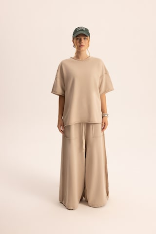 Mai Studios Co. Flex Kemik Oversize T-shirt Eşofman Takım Kemik