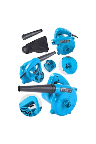 Steiner 3000 W Hava Kompresörü Elektrikli Devir Ayarlı Hava Üfleme Makinesi Mavi