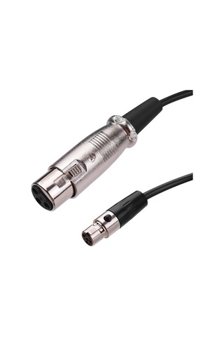 Fortunelane 2m Siyah 4-pin Mini Xlr Ta4f Ses Kablosu - Gümüş Açık Bakır İle Ses Kalitesini Artırır, Ev, Sahne Ve Stüdyo İçin Uygu