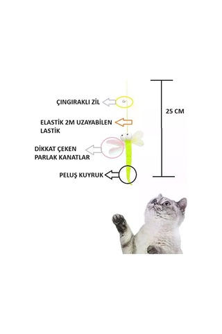 Patibon Neon Rüyası: İnteraktif Kedi Av Oyuncağı