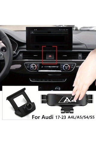 Trendooze Turcoshop11 Audi A4 A5 2006-2024 Telefon Tutucu, Güvenli Ve Dayanıklı Tasarım