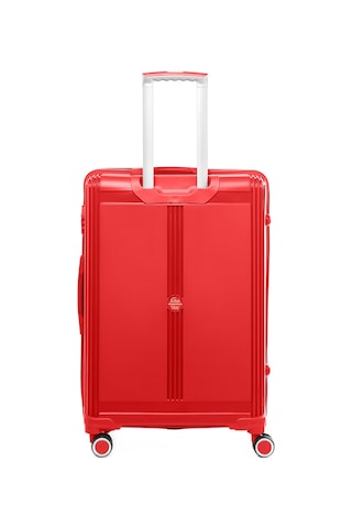 Unisex Jmy8101.19 John May Pp Silikon Valiz Büyük Boy 78 X48x32cm Kırmızı Kırmızı