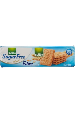 Gullon Lifli Şekersiz Bisküvi 170 Gr