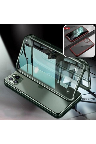 Apple Uyumlu iPhone 11 Pro 9H Full Cam 360° Kamera Koruma Tam Koruma Kilif 397042872