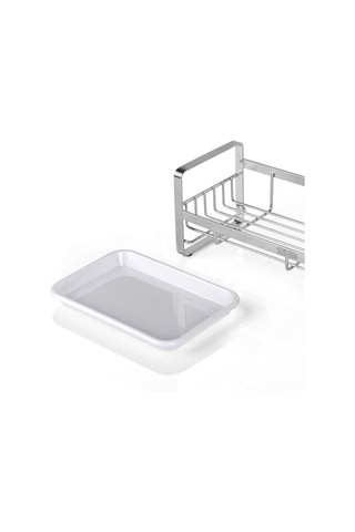 Xindoker Stainless Steel Kitchen Sink Hanger: Silver Dishcloth & Sponge Organizer For Faucet - Space-saving Storage Solution Gümüş