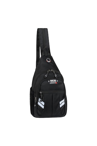 Seventeen 4901-su Geçirmez Dönüştürülebilir Çapraz Askılı Göğüs Ve Mini Sırt Çantası - Siyah Body Bag 341 Siyah