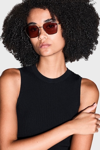 Armani Exchange Asimetrik Güneş Gözlük Kadın Gözlük 0ax2062s 611096 54 Altın
