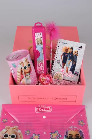 Dekomus Ile Barbie Özel Kutulu Lisanslı Full Okul Seti