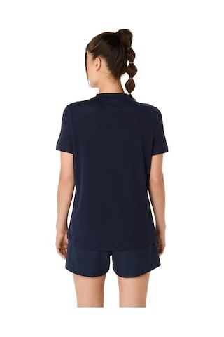 Asics Court Ss Top Kadın Blue Kısa Kollu Tshirt 2042a371-400 Mavi