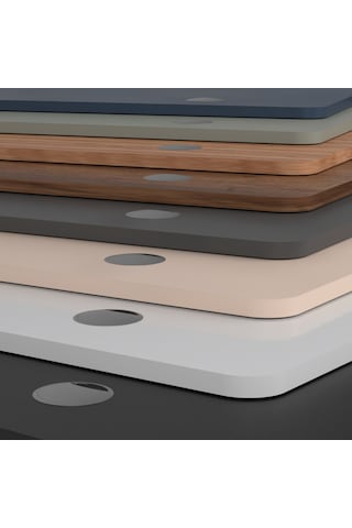 Karr Office O-Flex O2S8 Duo Çift Motorlu Elektrikli Yükseklik Ayarlı Masa - 180X80 - Pasifik Mavi/S Mavi