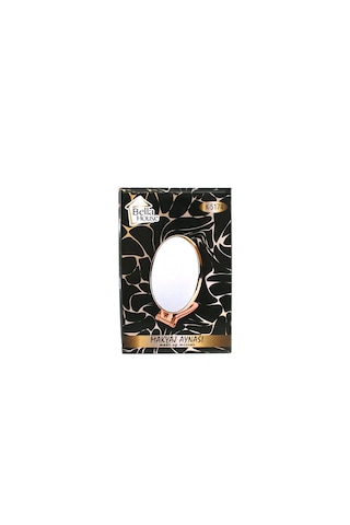Oval - Bakır 6.5 Inc 16.5x13cm Makyaj Aynası Çift Taraflı Katlanır Ayaklı 5250 Diğer