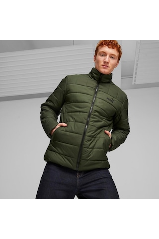 Puma Ess+ Padded Jacket Erkek Mont-27508-Yeşil