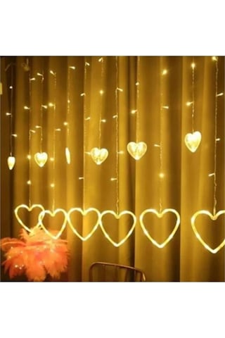 Kalp Şeklinde Gün Işığı 3 Metre Uzunluğunda Led Işık Sarı