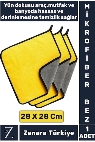 Yüksek Kaliteli Araba Mutfak Banyo Lavabo Yıkama Temizleme Hassas Derin Temizlik Yün Mikrofiber Bez