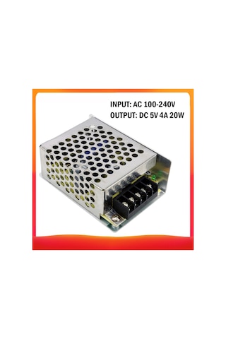 Vkemall Joolonpor İç Mekan Led Anahtarlı Güç Kaynağı, Ac 100-240v Girişi, Dc 5v Çıkışı 4a-60a, 20w-300w Seçenekli , Alüminyum Gövde