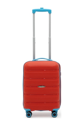 Cotpoly Artemis Pp Polipropilen&kırılmaz Kabin Boy Valiz 55 Cm Kırmızı
