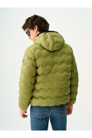 Regular Fit Erkek Mont Yeşil
