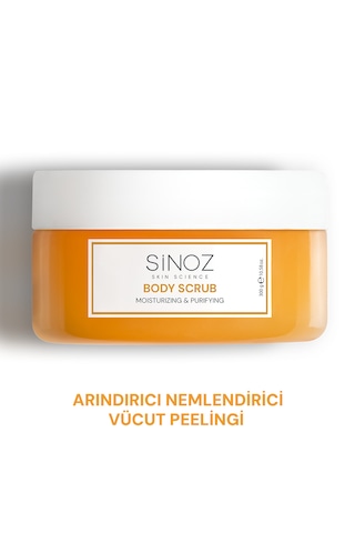 Sinoz Body Scrub Besleyici Arındırıcı Nemlendirici Vücut Peelingi 300 G