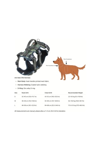 Honeybeeshop L Harness Ayarlanabilir Köpek Tasması Tasma Bandana Yaka Küçük Büyük Irklar İçin Nefes Alabilir Yumuşak Yürüyüş Ekipmanı Altın