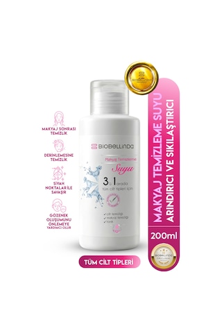 Doğal Makyaj Temizleme Ve Arındırma Suyu 200 Ml
