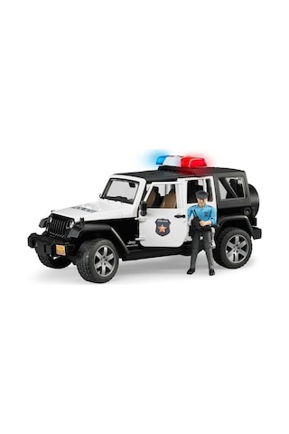 Bruder Jeep Wrangler U.r. Polis Aracı ve Memur 02526