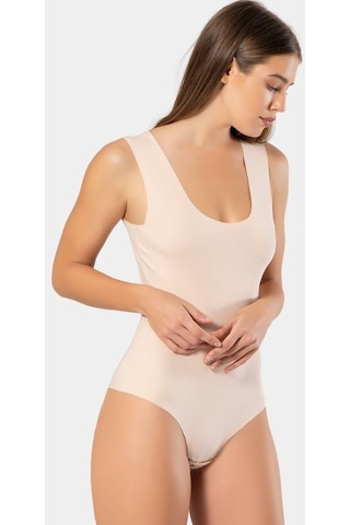 Türen Kadın Lazer Kesim Pamuklu Çıtçıtlı Body 905/ten 001