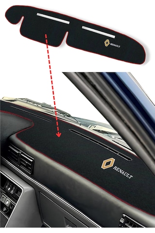 Renault Broadway R9/11 Spring Fairway Flash Nakışlı Torpido Koruma Halısı & Örtüsü