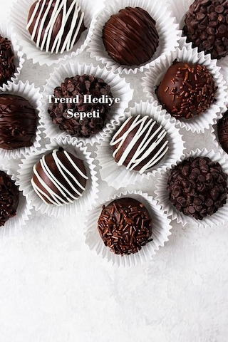 Trend Hediye Sepeti Takribi 200 Adet Küçük Boy Beyaz Truff Çikolata Kağıdı, Muffin Kek Kalıbı, Lokum Sku: Smg8690010554857 Açık Gri