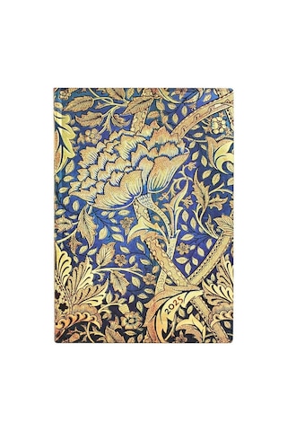 Paperblanks 2026 English Diary 12 Aylık Esnek Kapak Morris Windrush Midi Hor Ajanda Çok Renkli