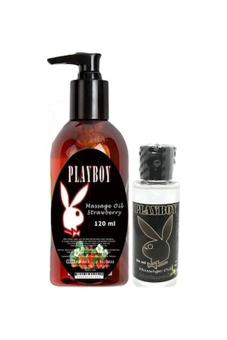 Süper Playboy Aromaterapi Çilek Massage Oil 120 Ml Natural Aromalı Massage Vücut Masaj Yağı 50 Ml