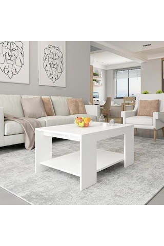 Orta Sehpa Zambak Beyaz