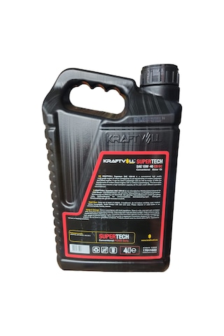 Kraftvoll 15W-40 Benzin Dizel LPG Mineral E2 CB/SC  Motor Yağı 4 L