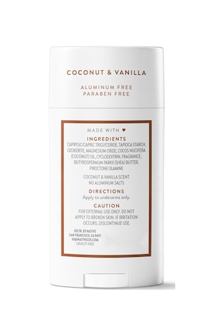Native Coconut & Vanilla Alüminyumsuz Stick Deodorant 65gr