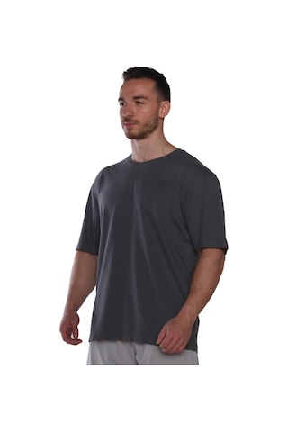 Musclecloth Washed Oversize T-Shirt Füme