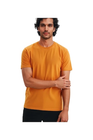 Ar-ma Erkek Regular Fit Pamuk Süprem Basic Bisiklet Yaka Tişört Y31344408002 Turuncu 2XL