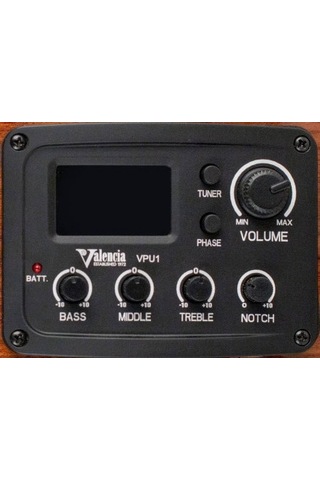 Valencia Vc304Ce Elektro Klasik Gitar Cutaway 4/4 Naturel Mat